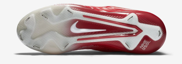 Red Nike Men’s Baseball Cleats, Sole