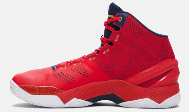Red Under Armour Men’s Basketball Shoe