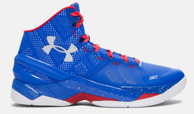 Royal Under Armour Curry Two Men’s Basketball Shoe